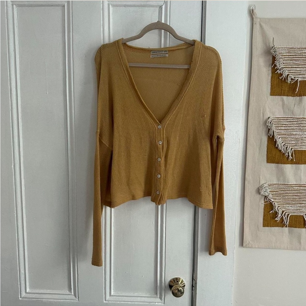 Yellow Urban Outfitters Cardigan